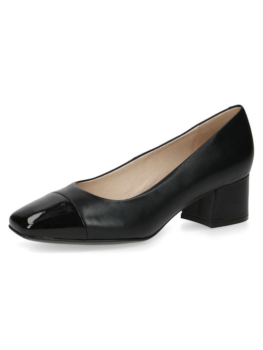 Caprice Leder Pumps Schwarz