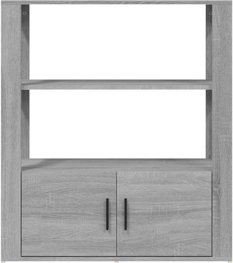 Bibliothek Grau Sonoma 80x30x90cm