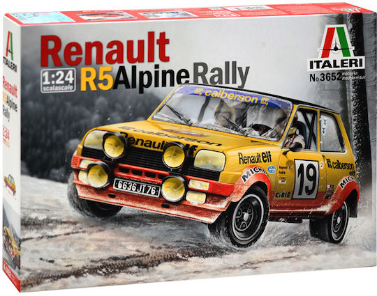 Italeri Φιγούρα Μοντελισμού Αυτοκίνητο Renault 5 Alpine σε Κλίμακα 1:24 16.7εκ.