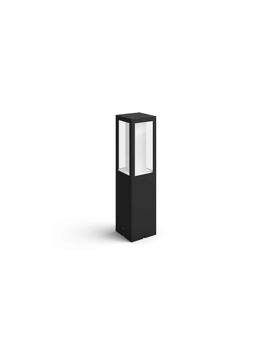 Philips Waca Φωτιστικό Κολωνάκι LED Εξωτερικού Χώρου 8W RGBW IP44 Μαύρο
