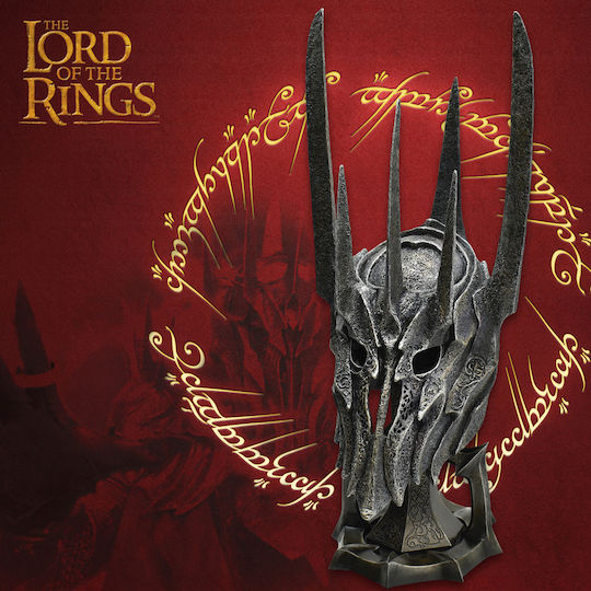 United Cutlery Lord of the Rings: The Fellowship of the Ring Helm of Sauron Κράνος Ρέπλικα μήκους 40εκ. σε Κλίμακα 1:2