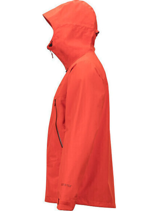 Knife Edge Winter Jacke Hardshell Wasserdicht und Winddicht Rot