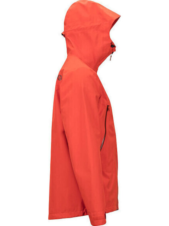 Knife Edge Winter Jacke Hardshell Wasserdicht und Winddicht Rot