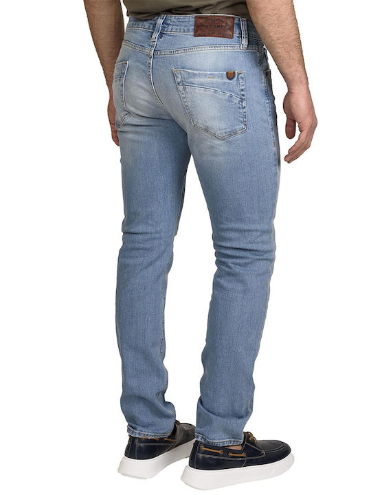 Devergo Herren Jeanshose in Slim Fit Hellblau