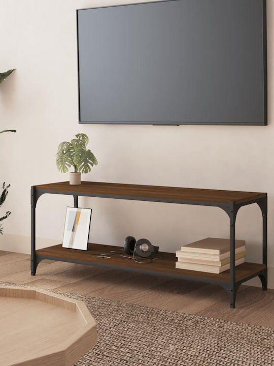 TV-Ständer Brown Oak Μ100xΠ33xΥ41cm