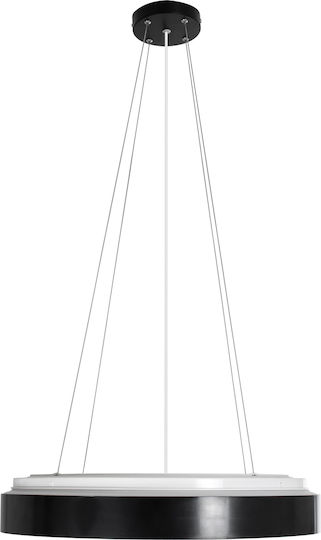 GloboStar Barchetta Deckenleuchte 48cm Schwarz mit Integrierter LED und Fernbedienung