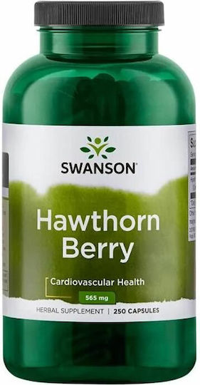 Swanson Hawthorn Berry 565mg Special Food Supplement 250 Capsules