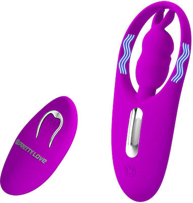 Pretty Love Wild Rabbit Vibrator Rabbit with Remote Control Panty Stimulator BW-022071ZW Fuchsia