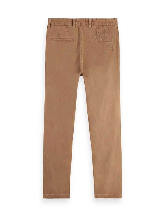 Stuart Παντελόνι Chino Ελαστικό Καφέ