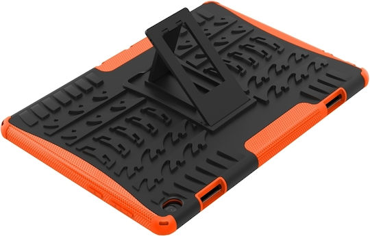Husă Back Cover Textură Anvelopă Durabilă Portocalie (Lenovo Tab M10 10.1")