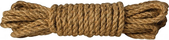 Shots Shibari Restriction Rope Hemp 10m Σχοινί Δεσίματος σε Καφέ Χρώμα