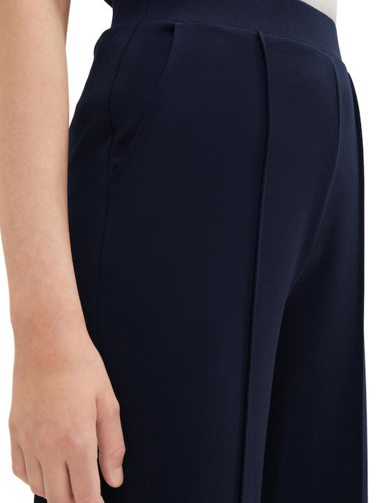 Damen Stoff Hose Marineblau