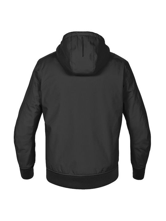 Spidi Riding Parka Χειμερινό Ανδρικό Μπουφάν Μηχανής Αδιάβροχο Μαύρο