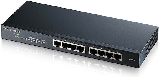 Zyxel GS1900-8 Managed L2 Switch με 8 Θύρες Gigabit (1Gbps) Ethernet