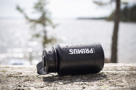 Primus TrailBottle Μπουκάλι Θερμός Ανοξείδωτο 500ml Μαύρο με Επιστόμιο