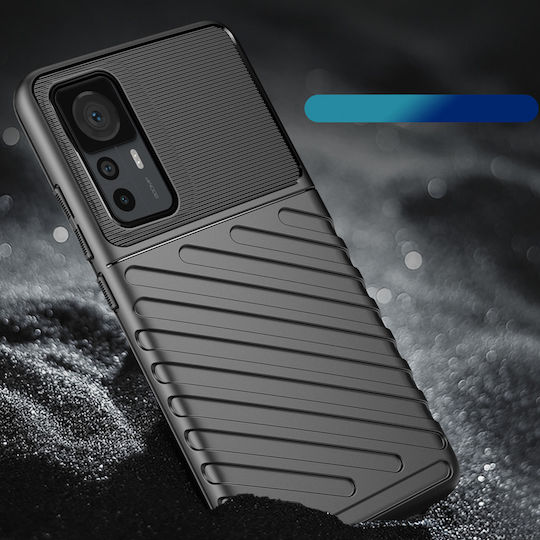 Hurtel Thunder Back Cover Σιλικόνης Μαύρο (Xiaomi 12T / 12T Pro)