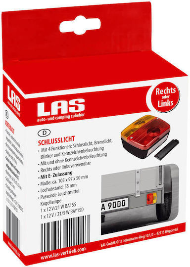 Carner Trailer Lights Set 12V 1Stück