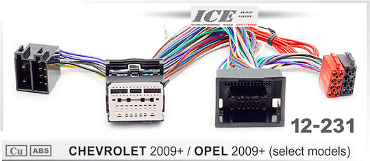 Φίσα ISO Αυτοκινήτου Chevrolet / Opel