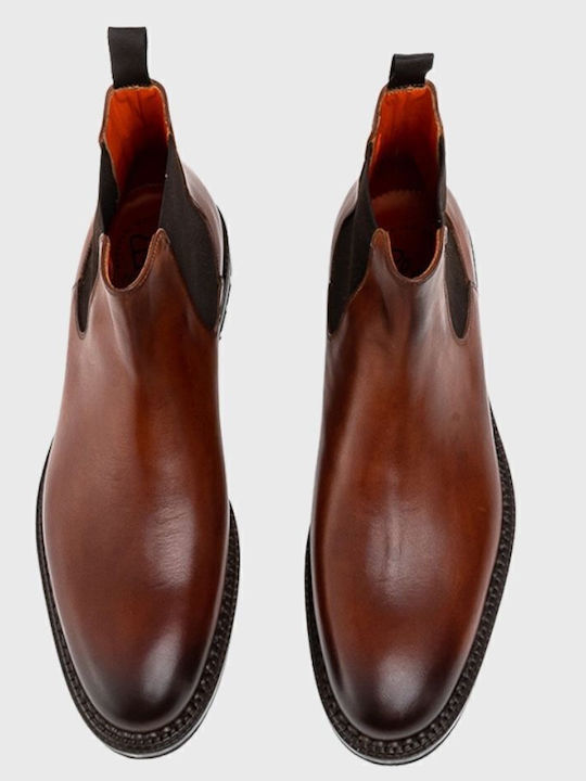 010630R Leather Chelsea Boots Tan 010630R/TAN