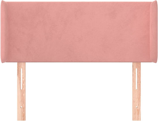 vidaXL vidaXL Stoffes Kopfstütze für Betten Rosa 103x88cm