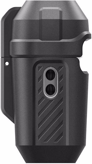 Spigen Lock Fit Silicone Case with Hook in Black for Apple AirPods Pro 2