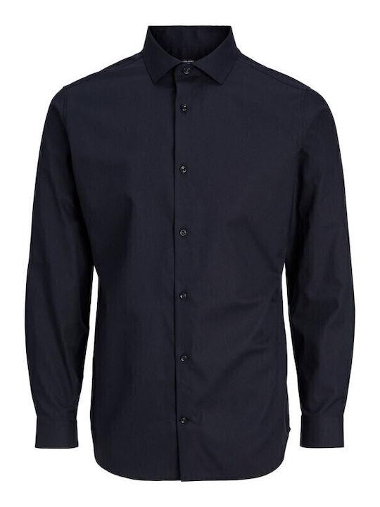 Long-sleeved Cotton Shirt Black