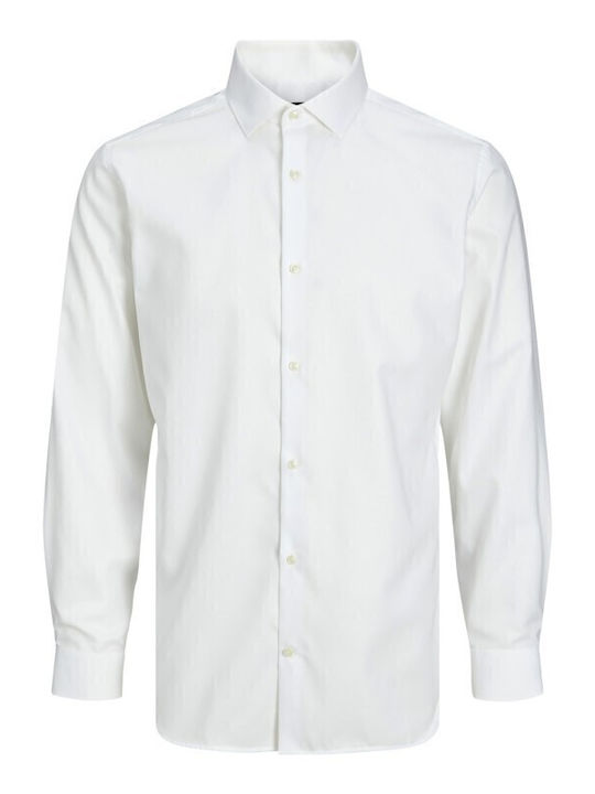 Long-sleeved Cotton Shirt White