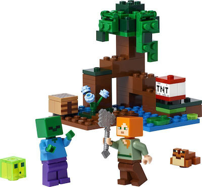 Lego Minecraft The Swamp Adventure за 7+ Години