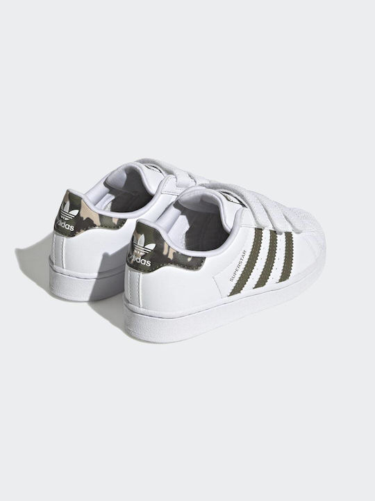 Adidas Superstar Sneakers Cloud White / Olive Strata