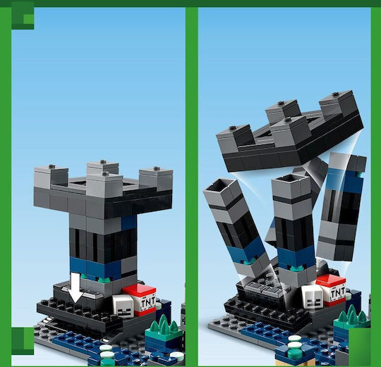 LEGO Minecraft The Deep Dark Battle για 8+ Ετών 584τμχ