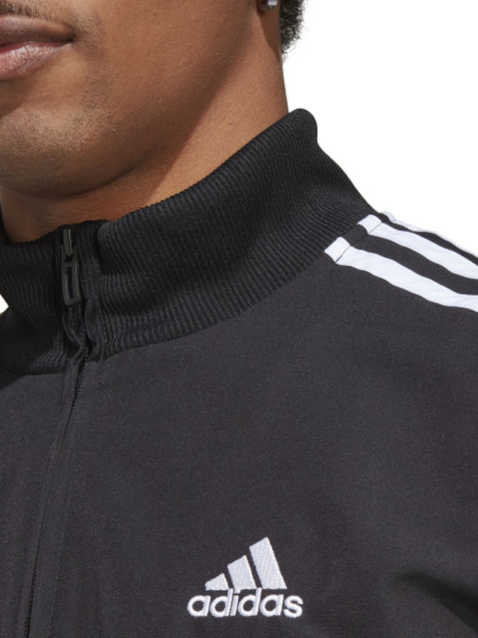 3-Stripes Woven Лъскав с Ластик Черен