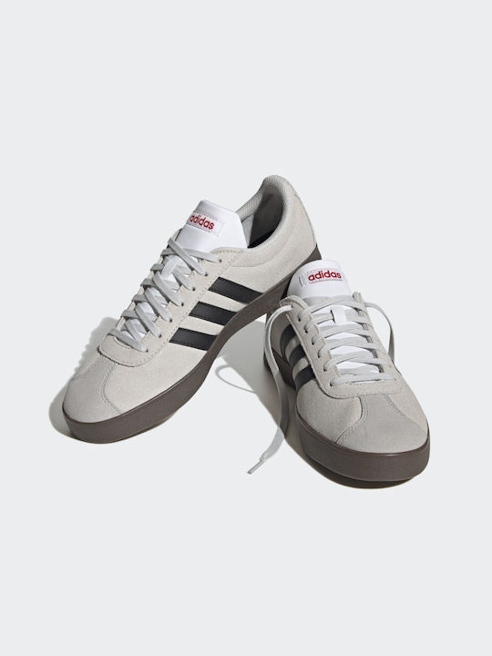VL Court Sneakers Grey One / Core Black / Better Scarlet