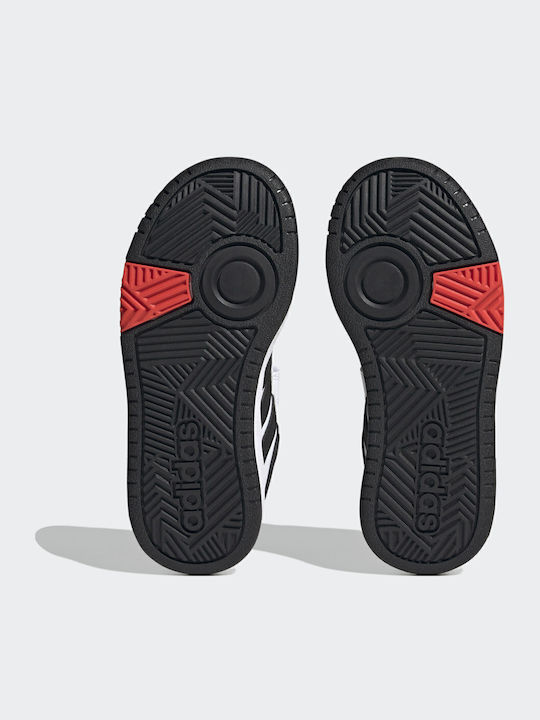 Hoops 3.0 CF Incaltaminte Sport Copii Baschet Cu Închidere Hoop & Loop Albă