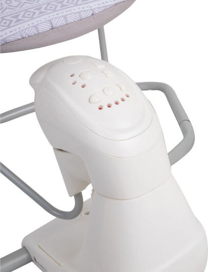FreeOn Elektrisch Baby Relax Swing Balance mit Musik Gray für Kind bis 9kg