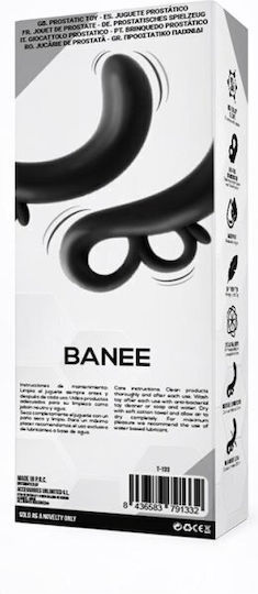 Tardenoche Banee Πρωκτικό Dildo Μαύρο 9.2cm