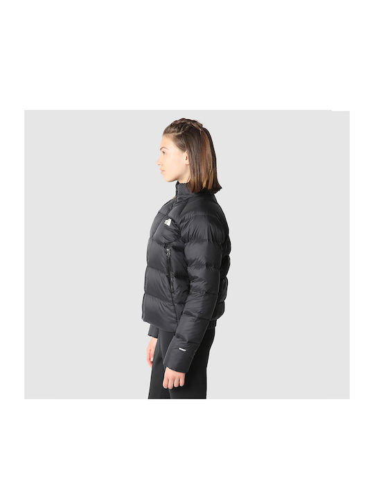 Hyalite Scurtă Jachetă de femei Puffer cu protecție împotriva vântului pentru iarnă Negru