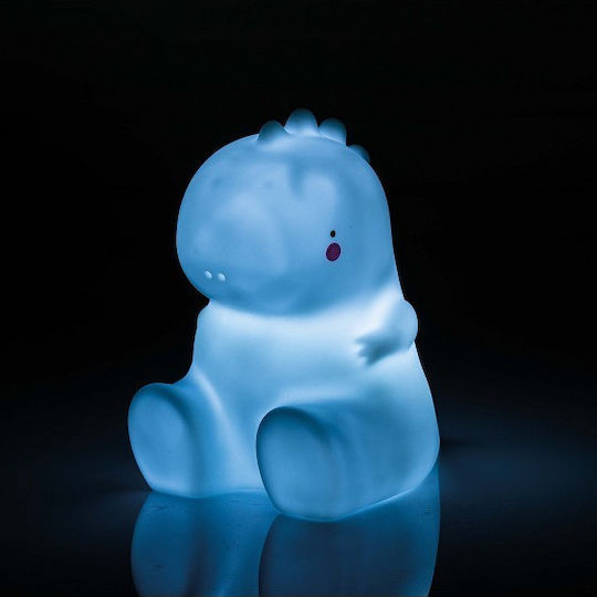 Interbaby Led Kids Decorative Lamp Little dinosaur Blue 15.5x8.3x9.2εκ.