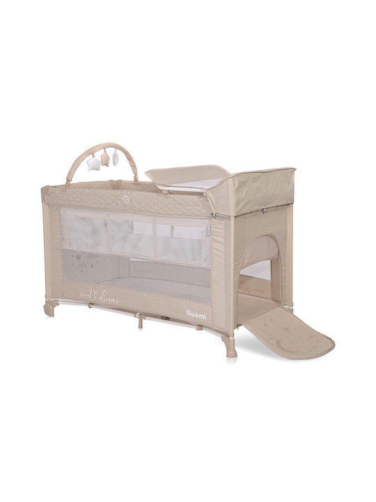 Lorelli Noemi Playpen 2 Levels with Changing Table & Mattress Beige 127x65cm