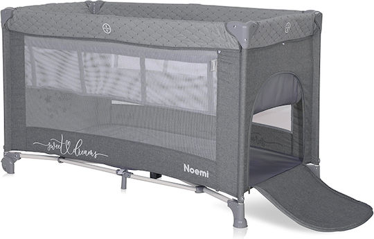 Lorelli Noemi Laufstall 2 Ebenen mit Matratze Gray 127x65cm