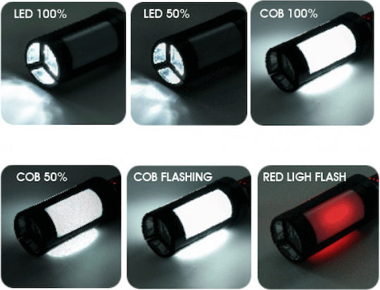 Elvhx Battery Workshop Light LED IP20 with Brightness up to 800lm