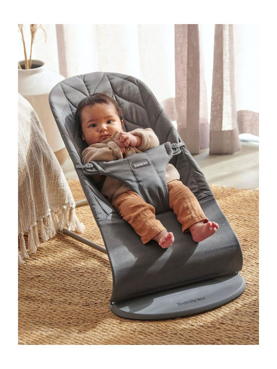 BabyBjorn Ръководство Релакс Бебе 2 в 1 Bliss Petals Антрацит за Дете до 13кг