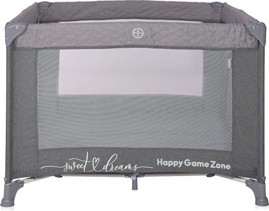 Lorelli Happy Game Zone Cool Park with Mattress Grey Star 100x100cm