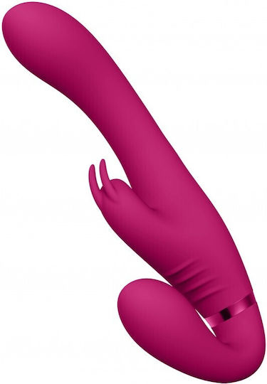 Vive Suki Trägerlos Strap On mit Dildo mit Vibration in Farbe Pink