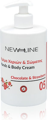 Imel New Line Choco - Fragola Hands & Body Cream 500ml