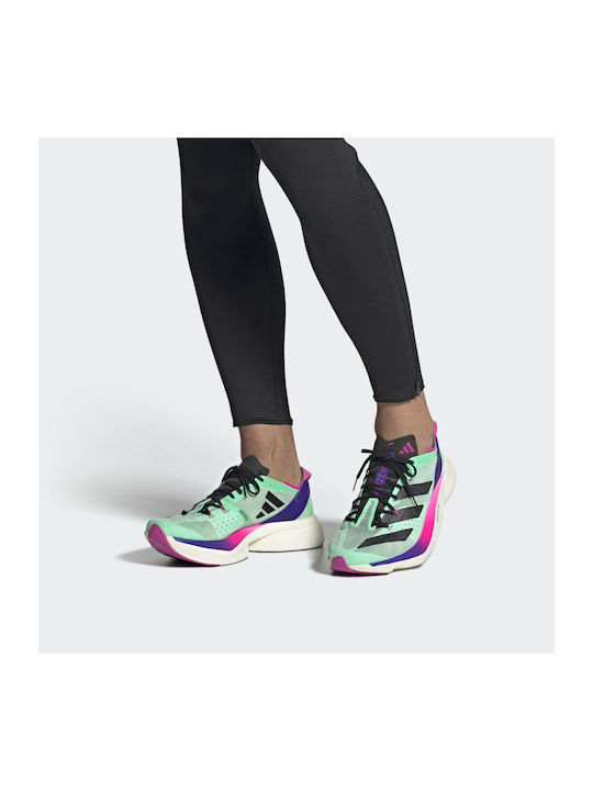 Adizero Adios Pro 3.0 Sportschuhe Laufen Pulse Mint / Core Black / Lucid Blue