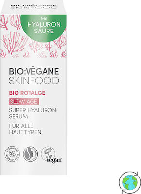 Bio Vegane Bio Rotalge Slow Age Hidratant Serum Față cu Acid Hialuronic 15ml