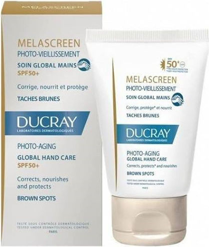 Ducray Melascreen Photo Aging Global Hand Cream Moisturizing and Αnti-ageing Hand Cream 50ml