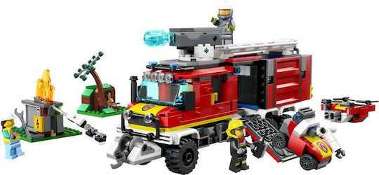 LEGO City Camion de Pompieri de Comandă pentru 7+ Ani