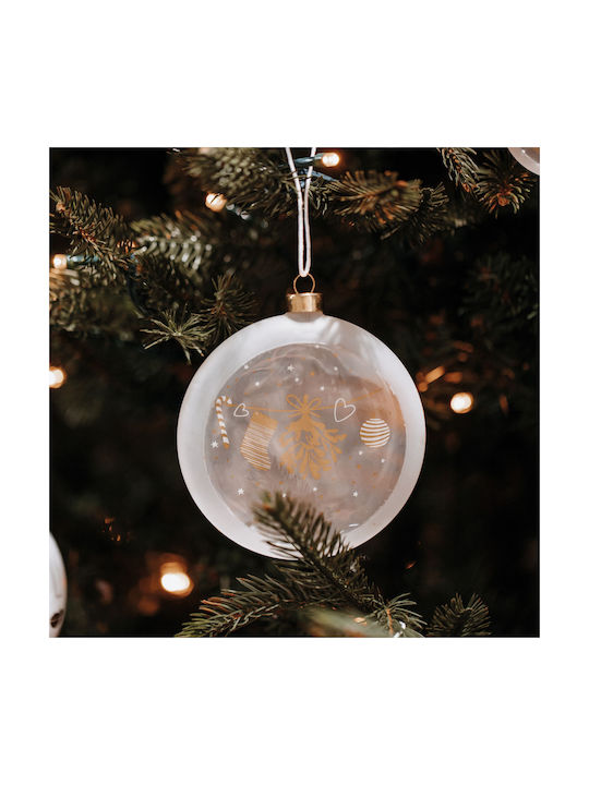 Raeder Weihnachtshänger Kugel Ornament Transparent Set 4Stück