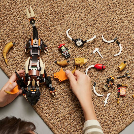 LEGO Ninjago Dragonul de Pământ al lui Cole EVO pentru 7+ Ani